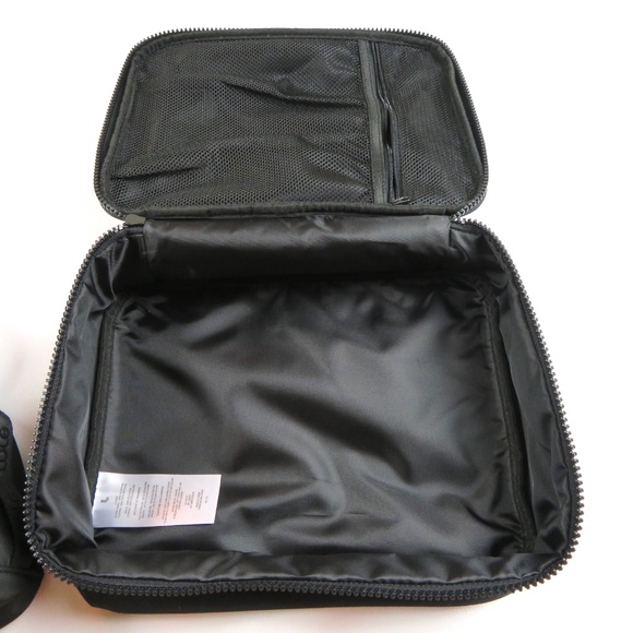 NWOT- LOLE set of 2 black toiletry bags - Picture 3 of 6